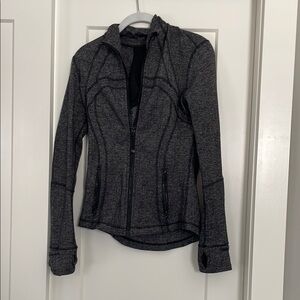 Lulu Lemon Gray Zip-Up Jacket